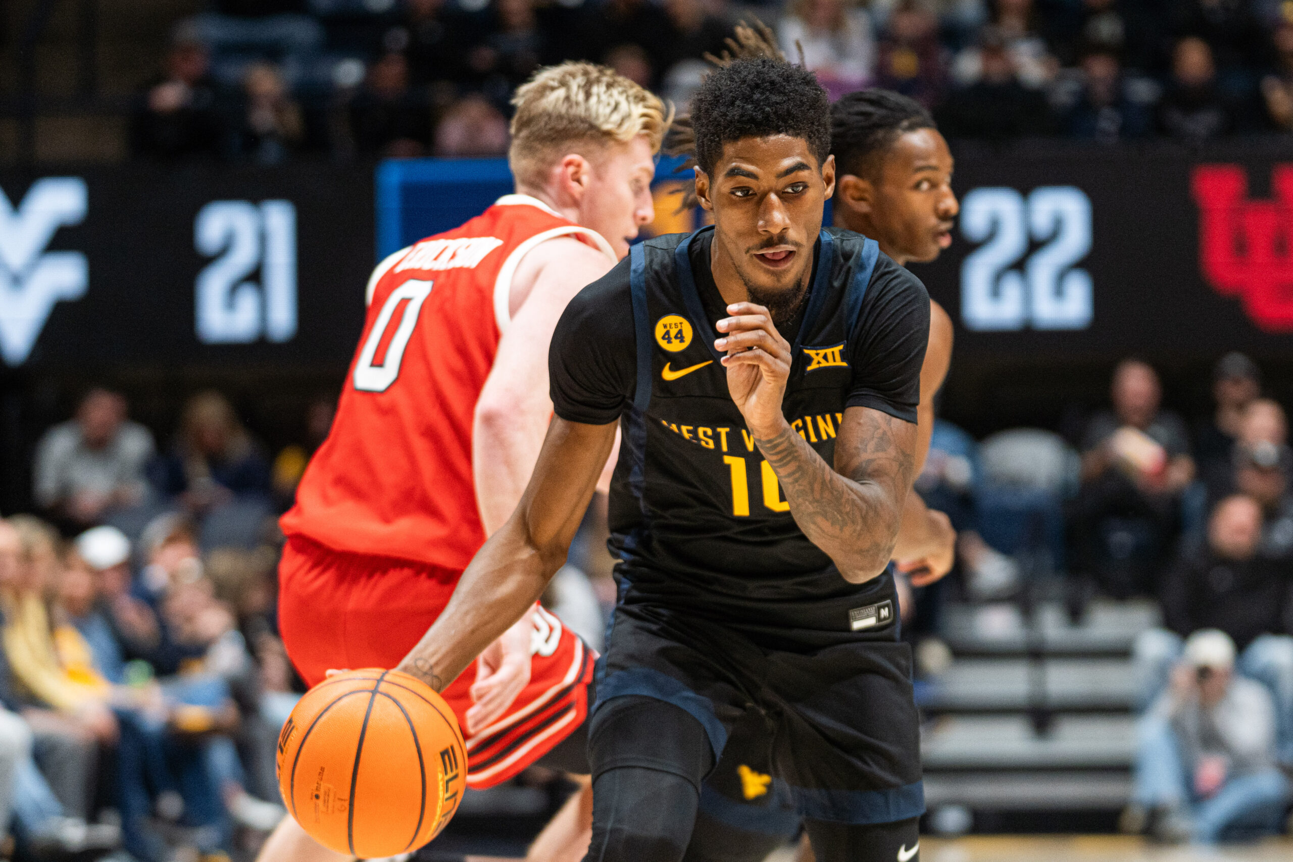Sencire Harris may provide a dual role for WVU, which travels to No. 25 BYU